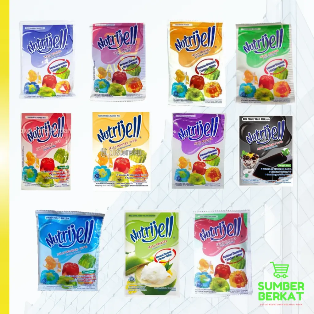 Nutrijell Jelly Powder 10gr Economis Eceran All Variant