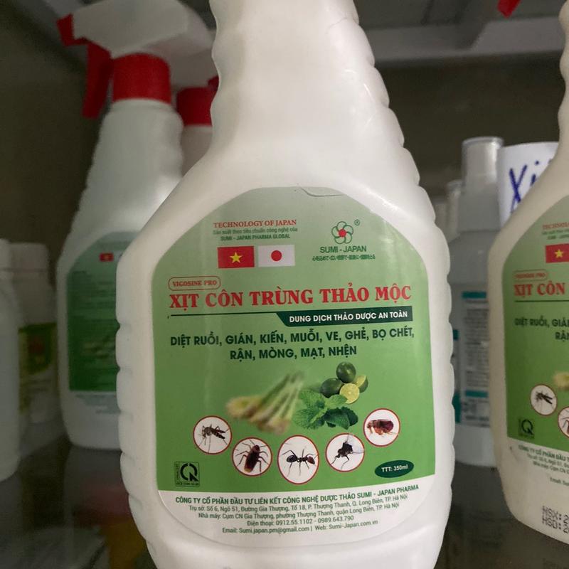 Thuốc xịt côn trùng thảo được