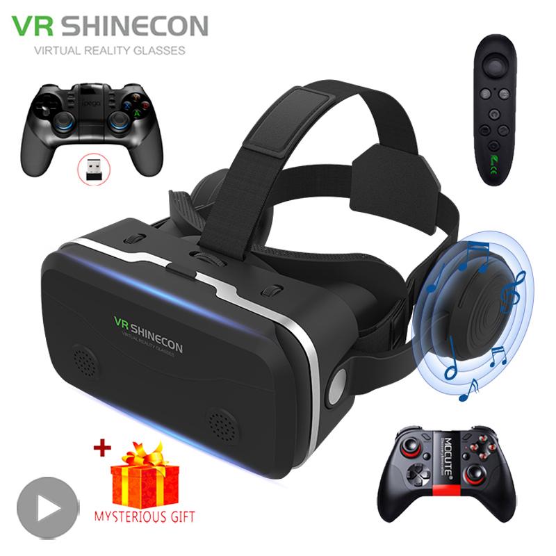 Virtual Reality VR Glasses 3D Headset Devices Viar Helmet Goggles Lenses Smart For Smartphones Phone Mobile Headphone Realidade - Image 4