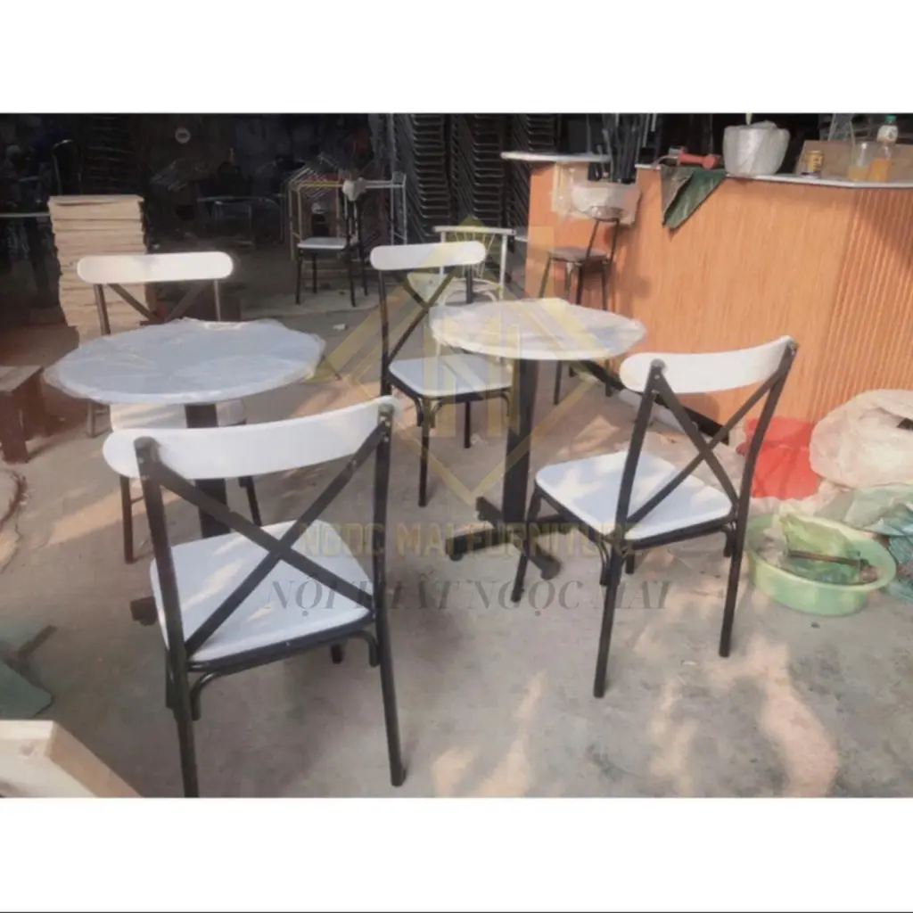 Ghế BISTRO Ghế Chữ X DECOL CAFE - NHÀ HÀNG - QUÁN NHẬU - Quán BAR - Giá Tại kho