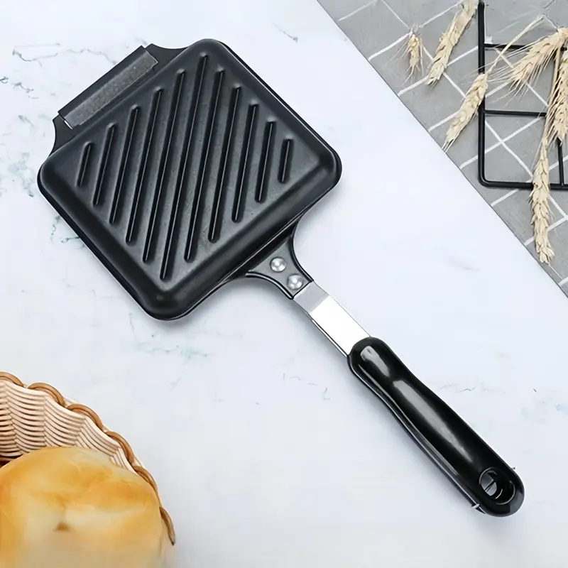 Non-stick Sandwich Bread Baking Pan, 1 Count Double-sided Sandwich Bread Baking Tray, Kitchen Baking Tool for Home Use 6