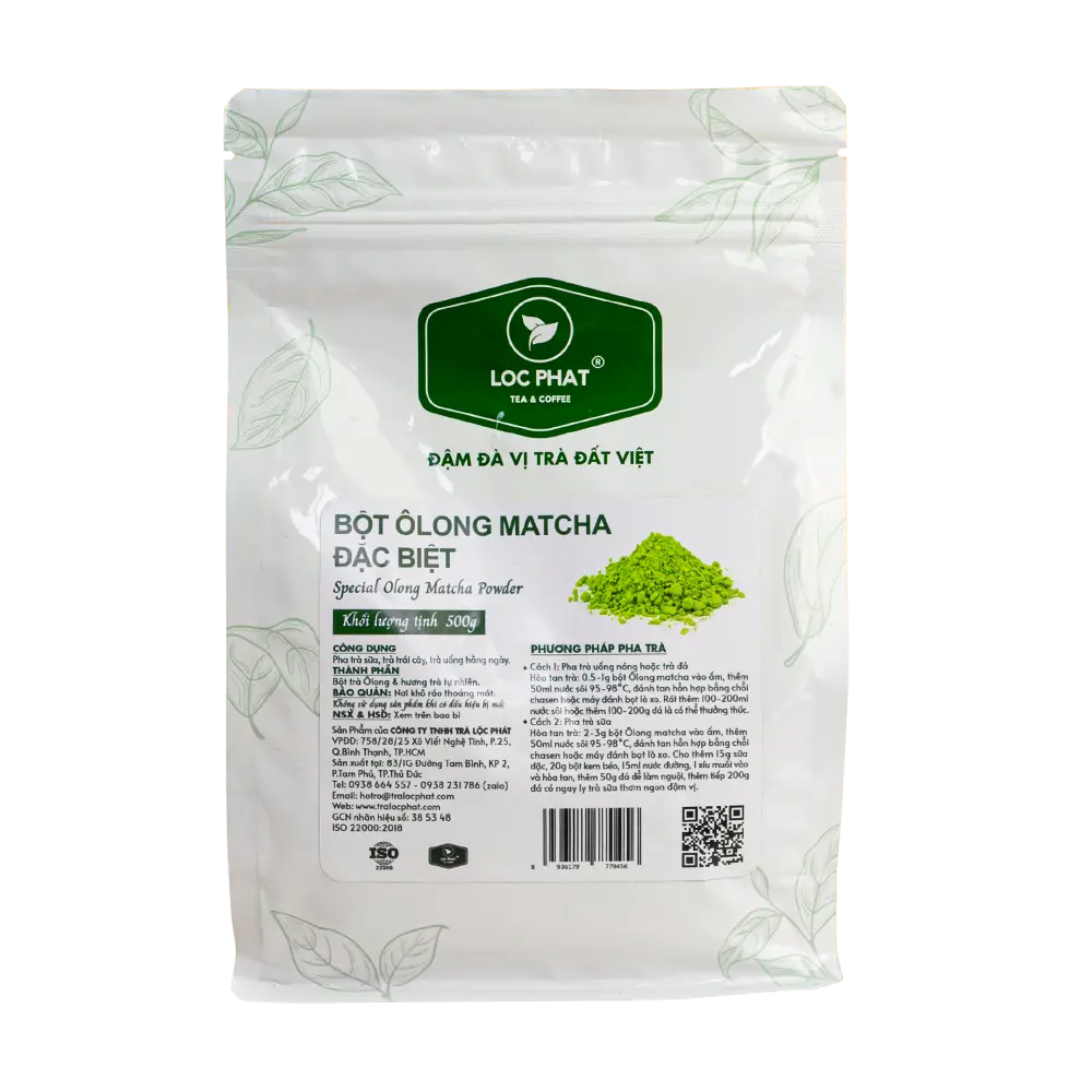 BỘT ÔLONG MATCHA ĐẶC BIỆT LỘC PHÁT 500G
