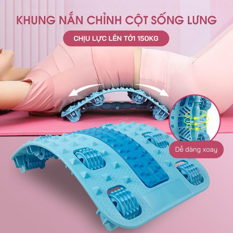  Khung Nắn Chỉnh Cột Sống Lưng Giúp Giảm Đau Mỏi Vùng Thắt Lưng Thư Giãn Cột Sống Hỗ trợ   Massage điều trị Thoái Hóa Cột Sống Thoát Vị Đĩa Đệm 