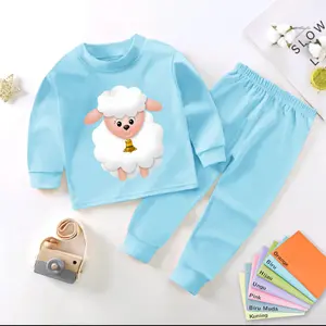 Setelan Piyama Anak Bayi dan Balita Baju Tidur Panjang Baby Perempuan Laki Laki Usia 0-4 Tahun