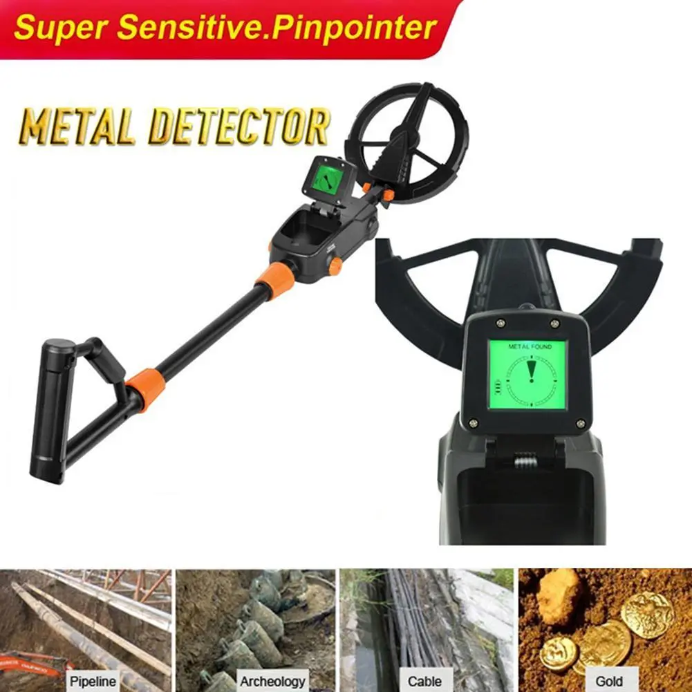 Máy Dò Kim Loại Dưới Lòng Đất, MD1008A, Màn Hình LCD, Để Phát Hiện Đồ Trang Sức Và Kho Báu Vàng, Máy Tìm Kiếm