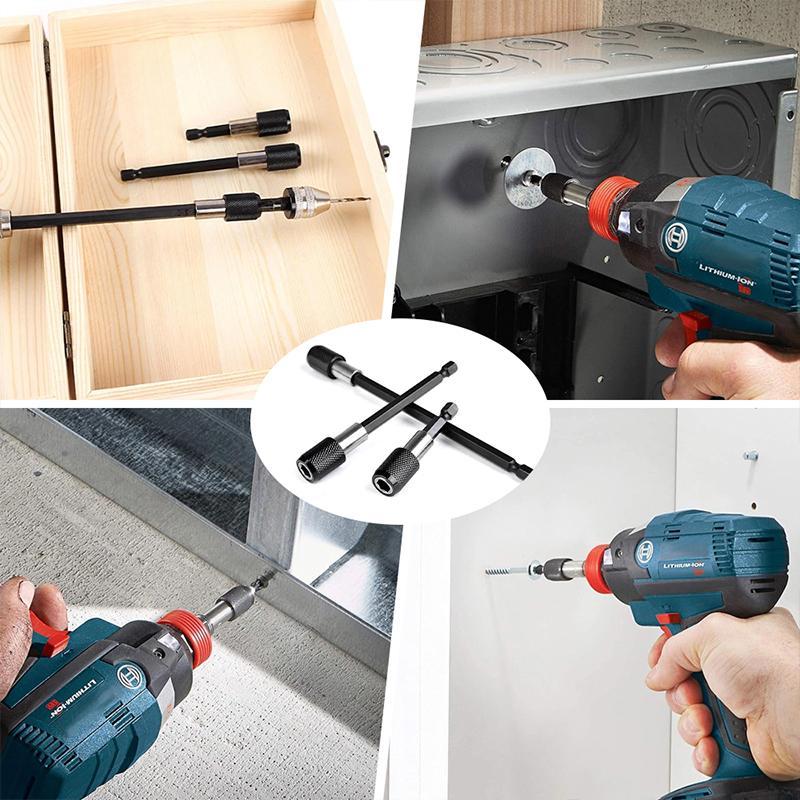 Screwdriver Bit Set, S2 Steel Cross Head Drill Bit Set, 1/4 Hex Shank Anti-slip Screwdriver Bit Set, Magnetic Screwdriver Bit Set for Impact Driver Electric Screwdriver 6