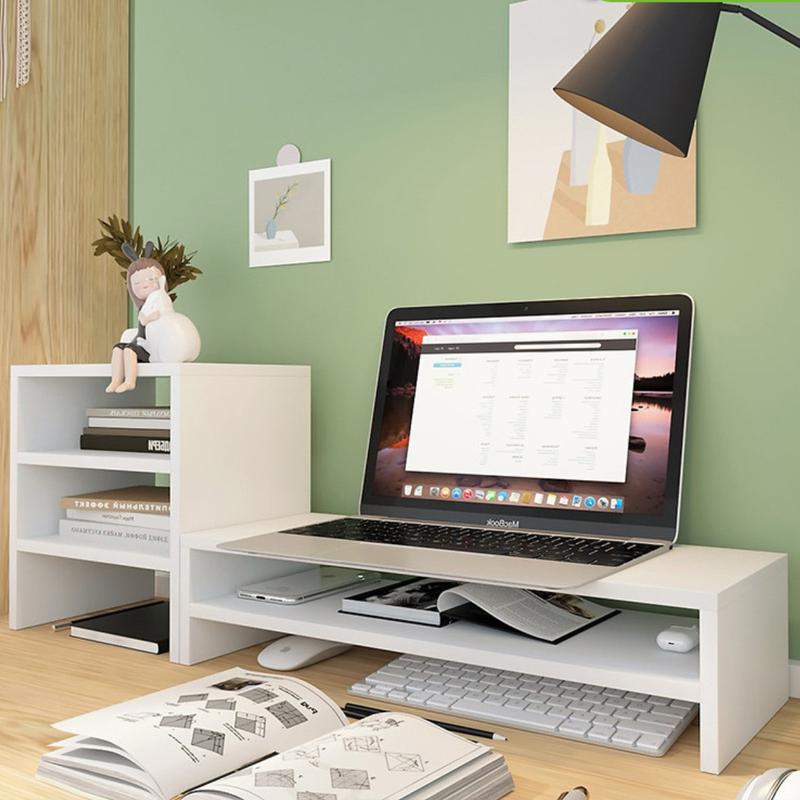 Giá kệ hộc sách để bàn mini đa năng, kết hợp kệ nâng màn hình máy tính  màu trắng, nhỏ gọn ngăn lắp, tiết kiệm diện tích, dễ dàng sắp xếp đồ đạc , dùng để sách vở, đồ dùng học tập, tài liệu. phụ kiện & giá để đồ bàn học kedeban kede  banhoc