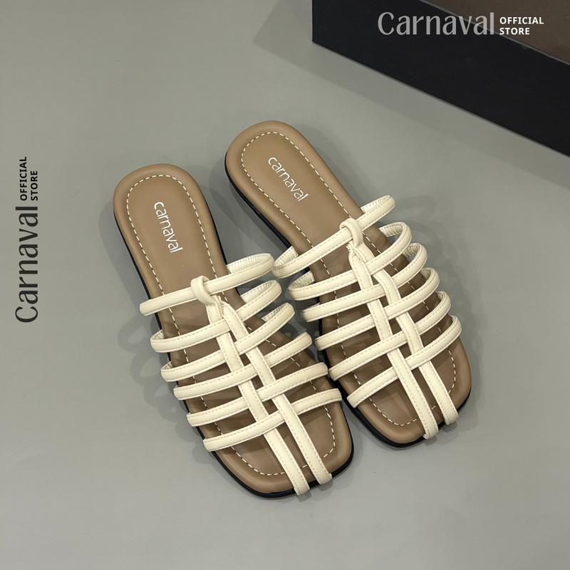 Product Introduction of Dép Nữ Quai Mảnh Đan Rọ Carnaval Cao 1 Phân Thời Trang, Xinh Xắn -VS08 3