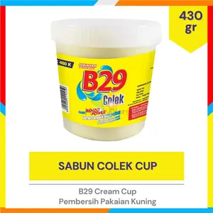 B29 Cream Cup 430gr Sabun Colek Kuning Pembersih Pakaian Efektif Menghilangkan Noda Dan Kotoran Membuat Pakaian Bersih