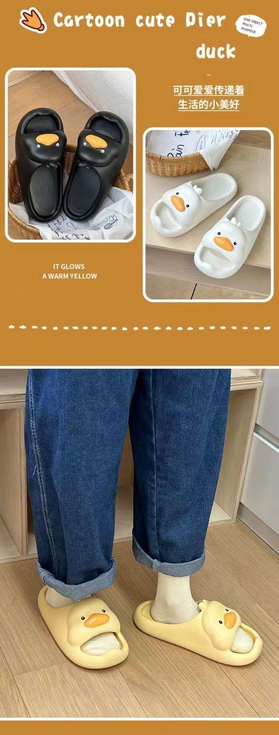 Product Introduction of Dép Vịt, Dễ Thương, Dành Cho Nữ, Hàng Mới Về Mùa Hè 2024, Thích Hợp Sử Dụng Trong Nhà, Đế Dày, Chống Trượt, Cảm Giác Bọt Squishy Của Cặp Đôi, Dép Ngầu 9