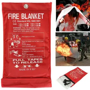 Fire Blanket Kain Selimut Pemadam Tahan Api  Fiberglass Flame Cover