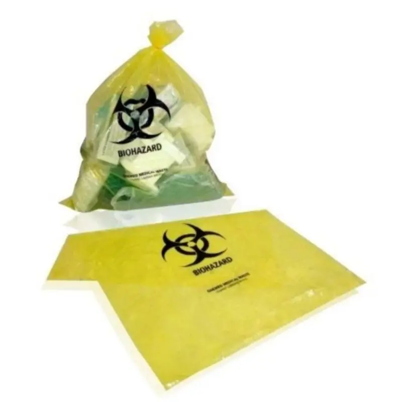 kantong plastik kresek kuning biohazard sampah medis bio hazard 80x100 ecer per lembar 0