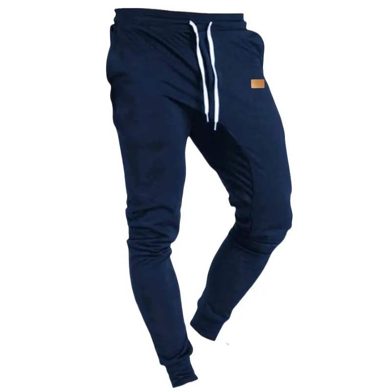 [All-Season Breathable Joggers] Men's Casual Joggers - Breathable Polyester, Solid Color with Pockets, Perfect for All Seasons 5