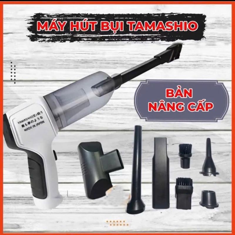 [ Bản mới 2025] Máy Hút Bụi Mini Cầm Tay Không Dây Tích điện Nhật Bản TAMASHIO 8 Chi Tiết Hút Thổi, Máy Hút Bụi Ô Tô, Giường Nệm Làm Sạch .