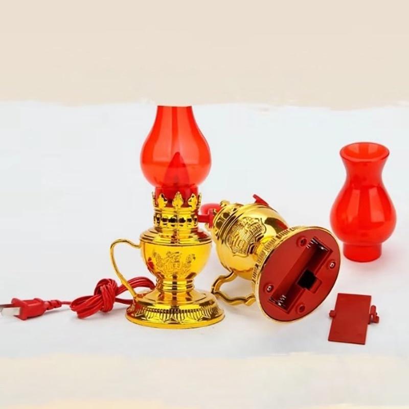 Đèn bàn thờ pin đèn thờ thần tài tài lọc dùng pin