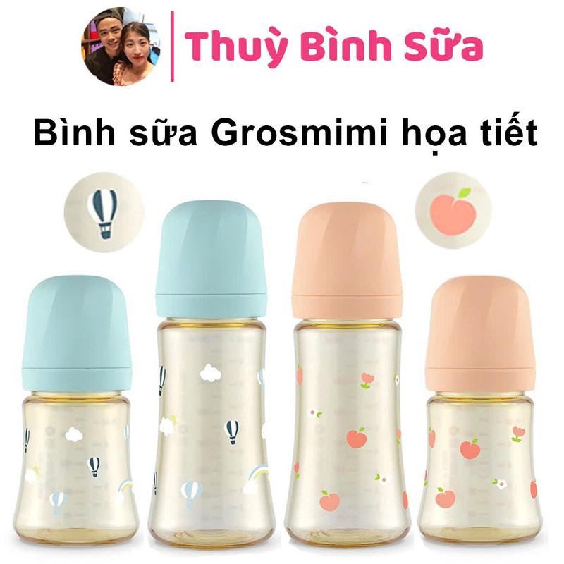 Bình sữa Grosmimi 200ml/300ml Hàn quốc chính hãng