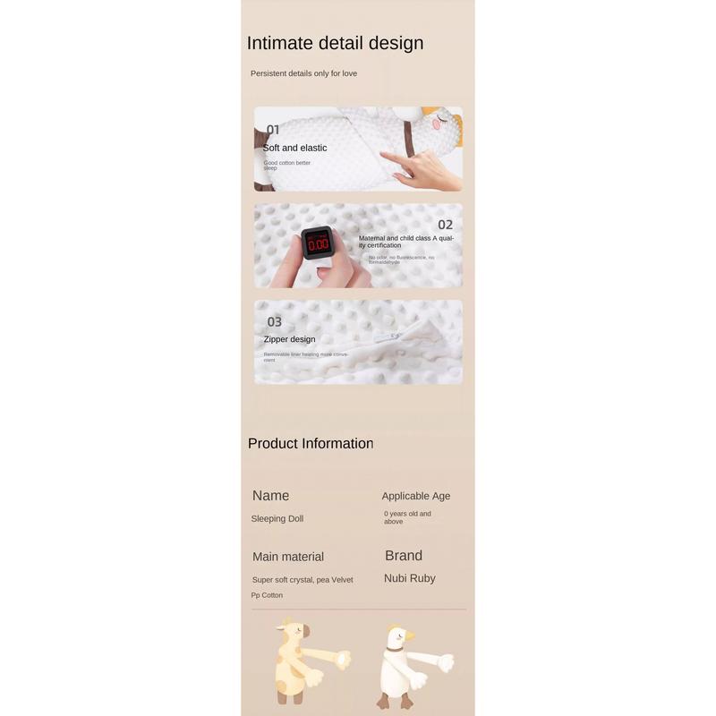 Product Introduction of New Electric Baby Sleeping Palm Washable Soft Velvet Baby Sleeping Patting Doll Cartoon with Remote Control Baby Hand Pillow Newborns 32