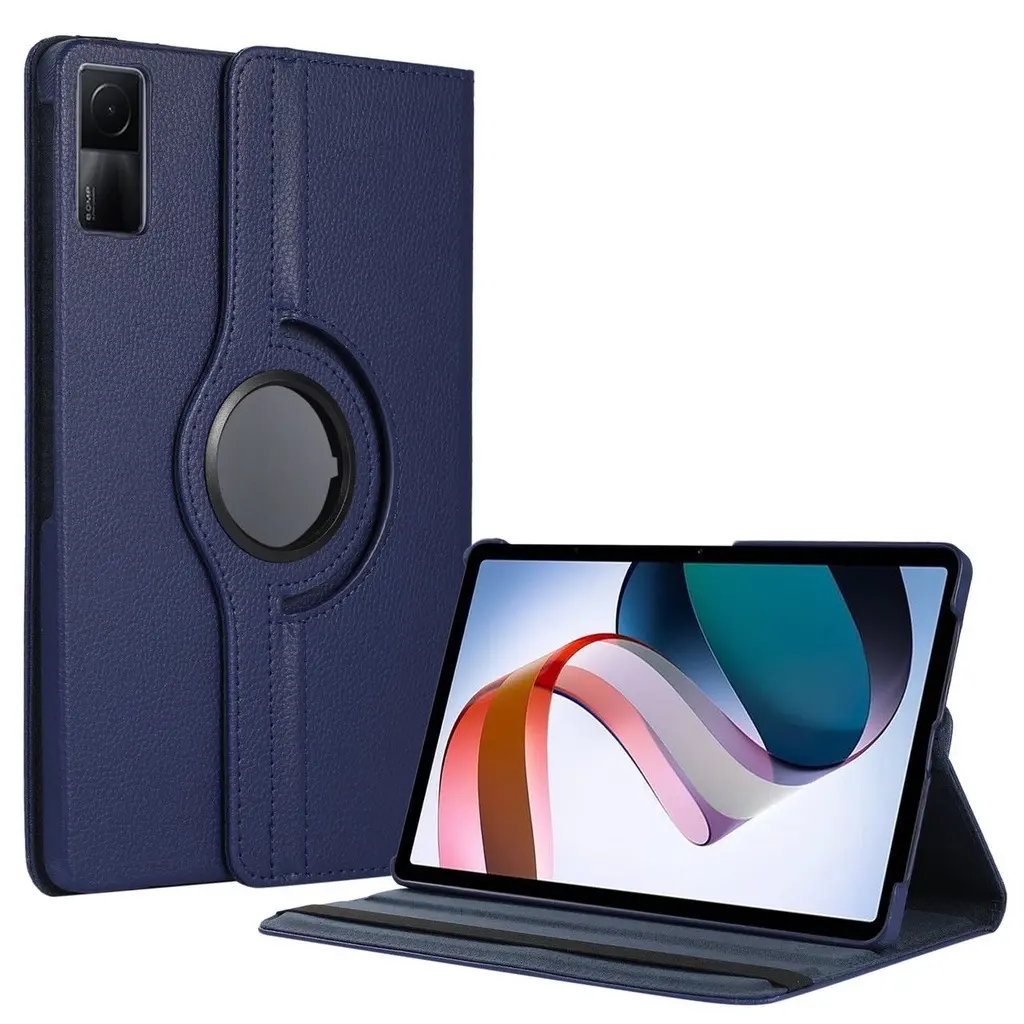 R3DMI PAD 10,6” 2022/PAD PRO 12,1”/P0C0 PAD 12.1”/R3DMI PAD SE 11” 2023/M1 PAD 6/7/7 PRO  FLIP COVER ROTARY BISA PUTAR 36”DERAJAT SARUNG ROTARI MOTIF LEATHER Cases
