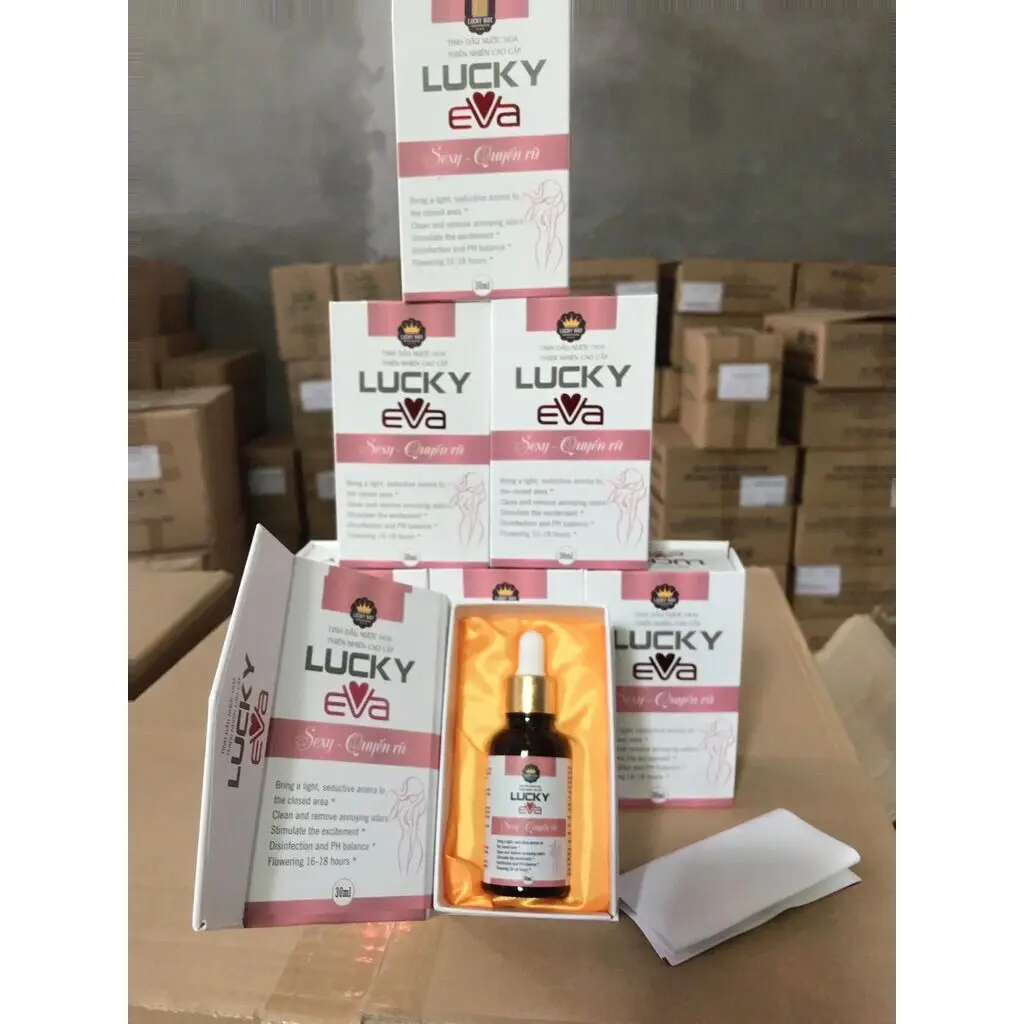 Tinh dầu nước hoa thiên nhiên LUCKY EVA - Thơm mát, Khô Thoáng, Ngăn ngừa vi khuẩn gây nấm ngứa (hộp 30ml)