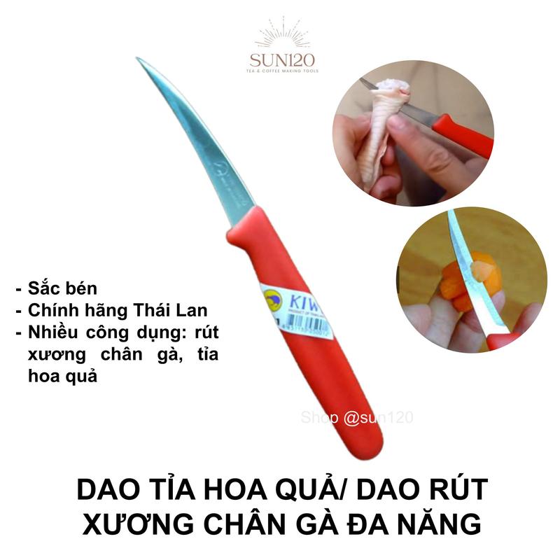 Dao tỉa hoa quả Kiwi Thái Lan chính hãng sắc bén dao rút xương chân gà đa năng