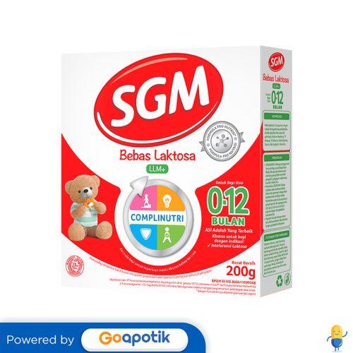 Gambar SGM LLM+ FORMULA BAYI 200 GRAM BOX dari Apotek Farma Medika by GoApotik Kota Tangerang Selatan Tokopedia