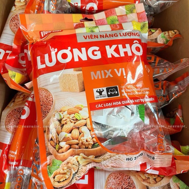  Bịch Mix 6 vị Lương Khô Hoa Quả Hạt Điều Hạnh Nhân Óc Chó Rong Biển Ăn Kiêng Việt Thái 350g bịch  Ngọt vừa  Ăn Vặt Food 