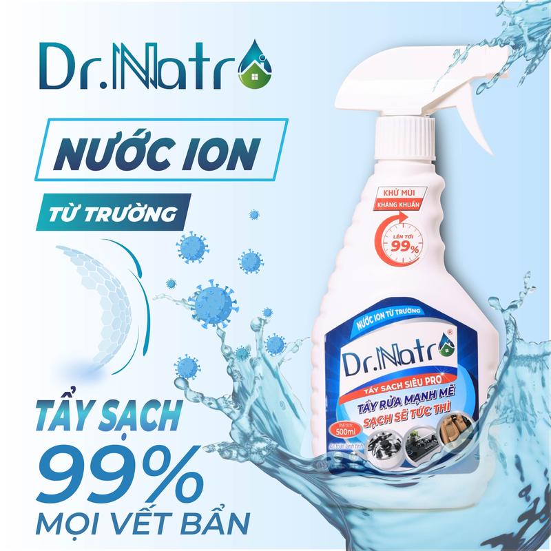 1 Chai Siêu Tẩy Đa Năng Dr.Natro 500ml + 1 miếng xốp chà nhám DR NATRO HABELA HOME