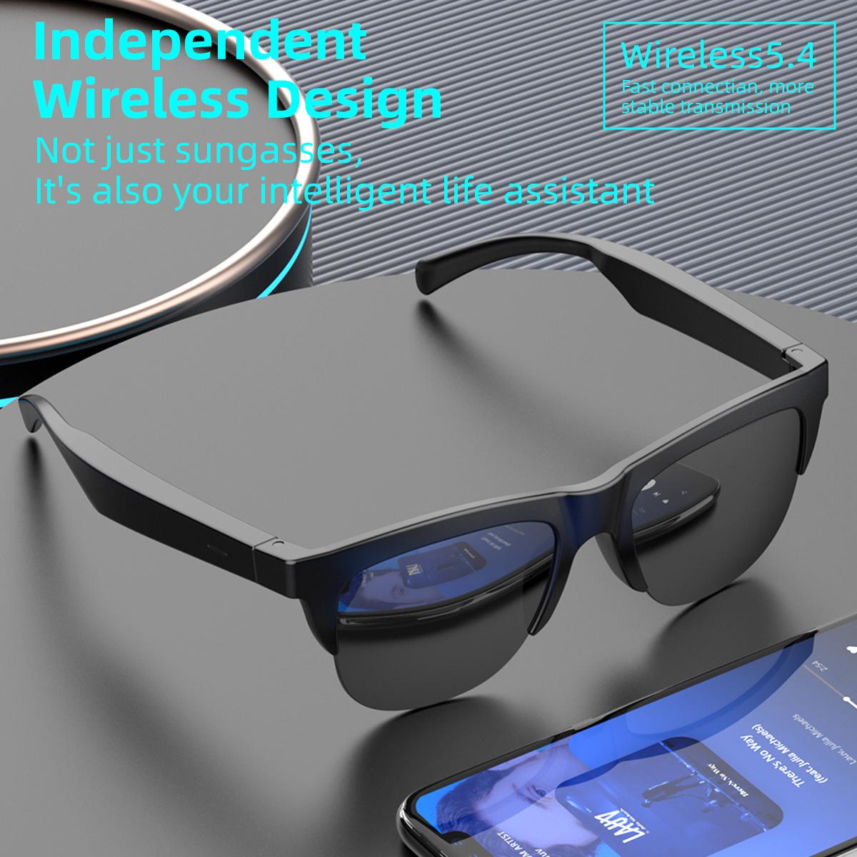 2025 Fashionable Smart Glasses Bluetooth Headphones Wireless Music Control Call Earphones for Men Women Outdoor Christmas Gifts - Image 4