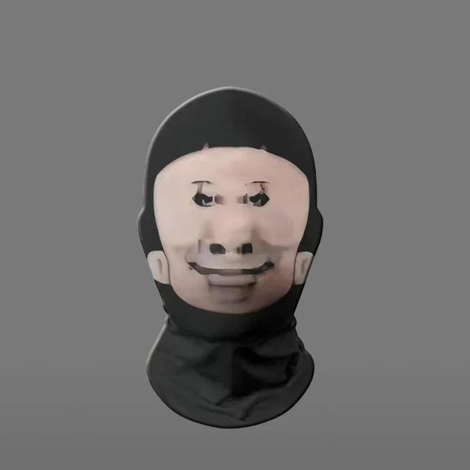 Giggle Masker Buff Karakter Kucing & Anjing Topeng Ugly Face Lucu Pelindung Muka dan Leher Anti UV Debu & Panas untuk Motor & Sepeda Couple Mask Bisa Melihat Ke Luar Mainan