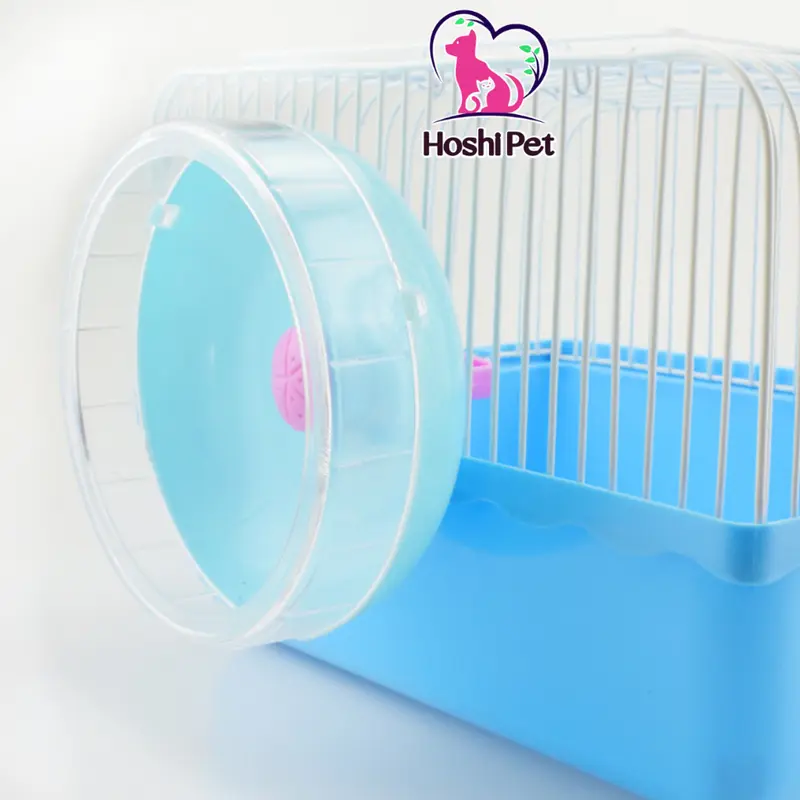 Wheel hamster 11cm không kèm đáy Hoshi Pet VQ01 - Vòng quay chạy hamster 4