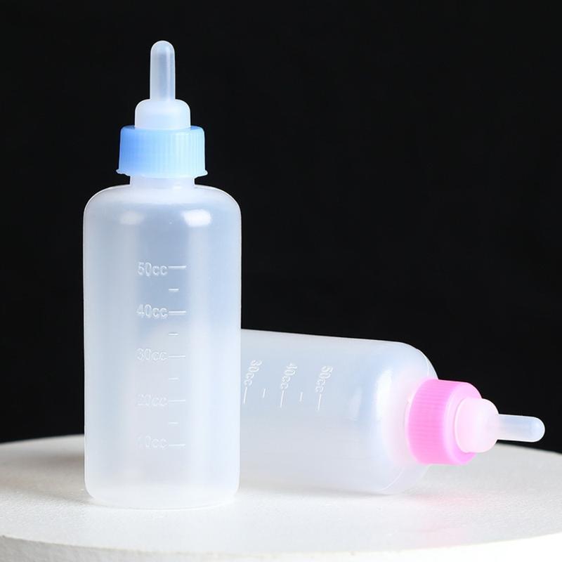 Product Introduction of 60ml Pet Milk Bottle Set Pet Silicone Milk Bottle Dog and Cat Feeding Water dispenser Pet Supplies 11