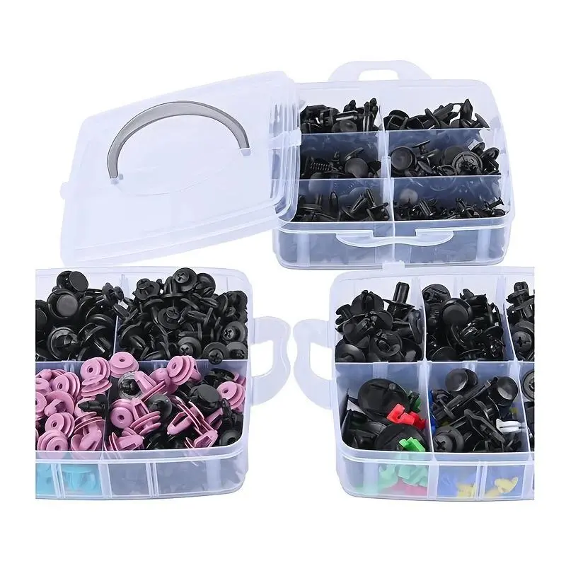 Car Clamp Kit, Automotive Fasteners, Durable Pins, Comprehensive Bumper Kit for Multiple Repairs, Car Repair Tools 3