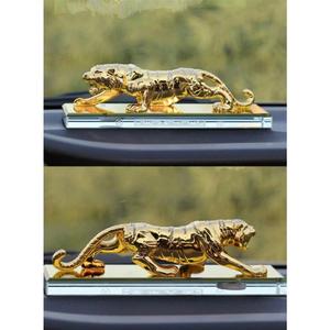 Tượng Hổ Vằn Đính Đá Phong Thủy Trang Trí Taplo Xe Hơi Ô Tô Và Bàn Làm Việc - Chúa Sơn Lâm - Nội Thất Decor Đồng