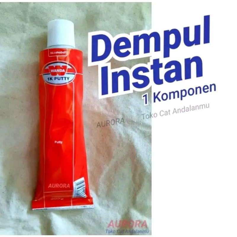 Dempul Odol Wanda 1K Putty Instan 200gr Pasta Instan Siap Pakai Untuk Segala Jenis Besi Body Mobil Motor Sepeda Otomotif