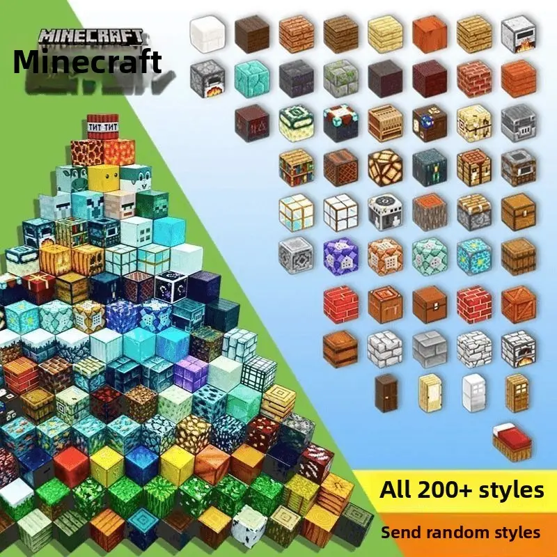 Toy Character Model Mycraft Magnetic Joint 6-Sided Colorful Cute Children's Toy