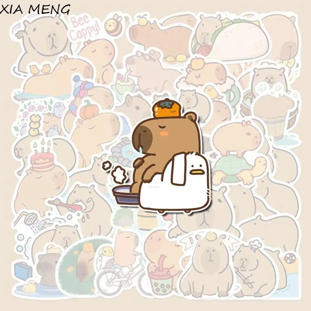 XIA MENG Cartoon Breastpin Capybara Pin Kapibara Cute Animal Badge Fashion Funny Capybara Brooch Gift