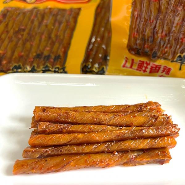 Product Introduction of Seitan Spicy Bars Soy-Meat Dried Bean Curd Nostalgic Snacks Spicy Snacks 0
