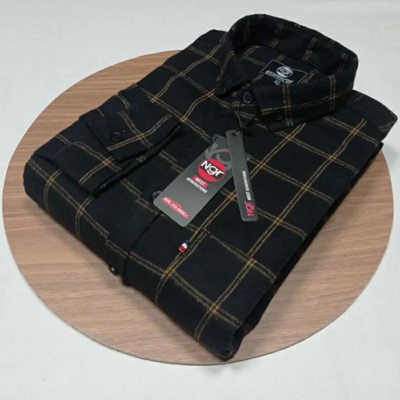 KEMEJA FLANEL LENGAN PANJANG PRIA WANITA UNISEX FLANNEL IMPORT MOTIF KOTAK KOTAK TERLARIS 2025 2