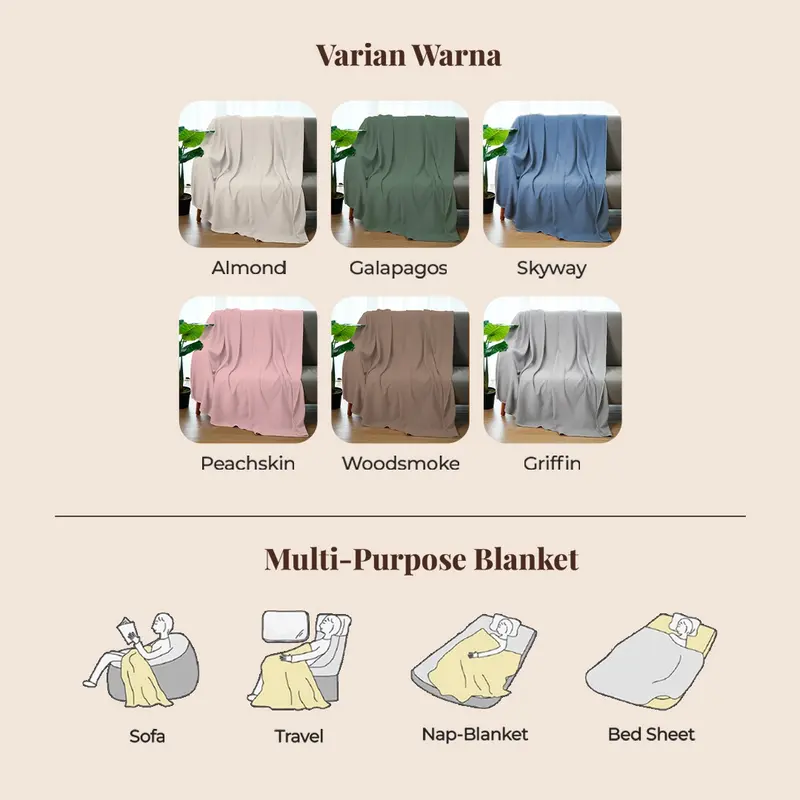 Kintakun Beglance - Selimut Diamond Knit Blanket Premium Terlaris 2
