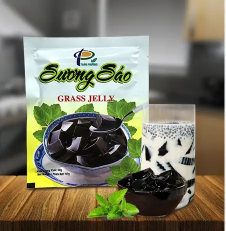 Bột Thạch Sương Sáo Đen Grass Jelly Thuận Phát 50G