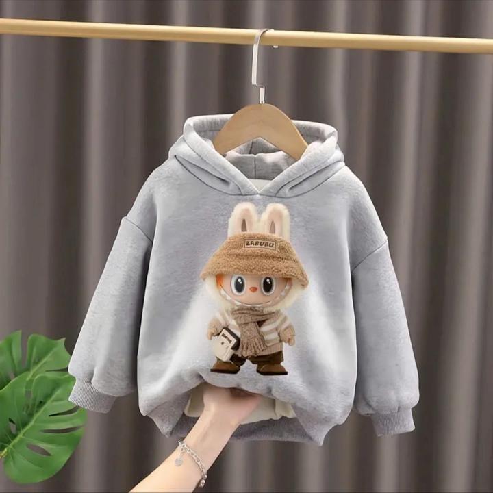 Áo Hoodie 8-30kg Cho Bé Chất Nỉ Dầy Ấm Áp In Hình Ngộ Nghĩnh aohoodie  chobetrai áo  hoodie 6