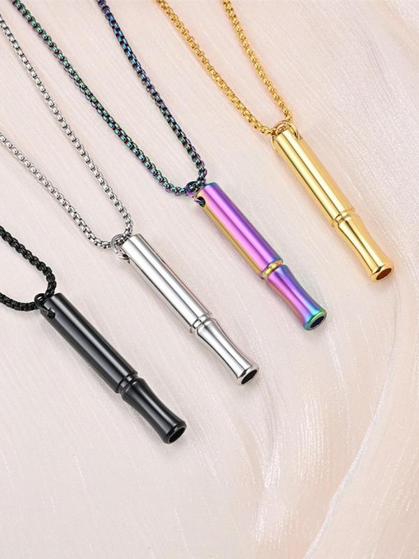 Anxiety Relief Meditation Necklace, Alloy Pendant Necklace, Fashion Jewelry Accessories for Men & Women 0