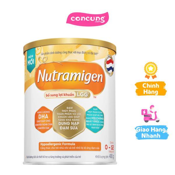 Sữa Nutramigen A+ LGG 400g 0-12 tháng giao bao bì ngẫu nhiên