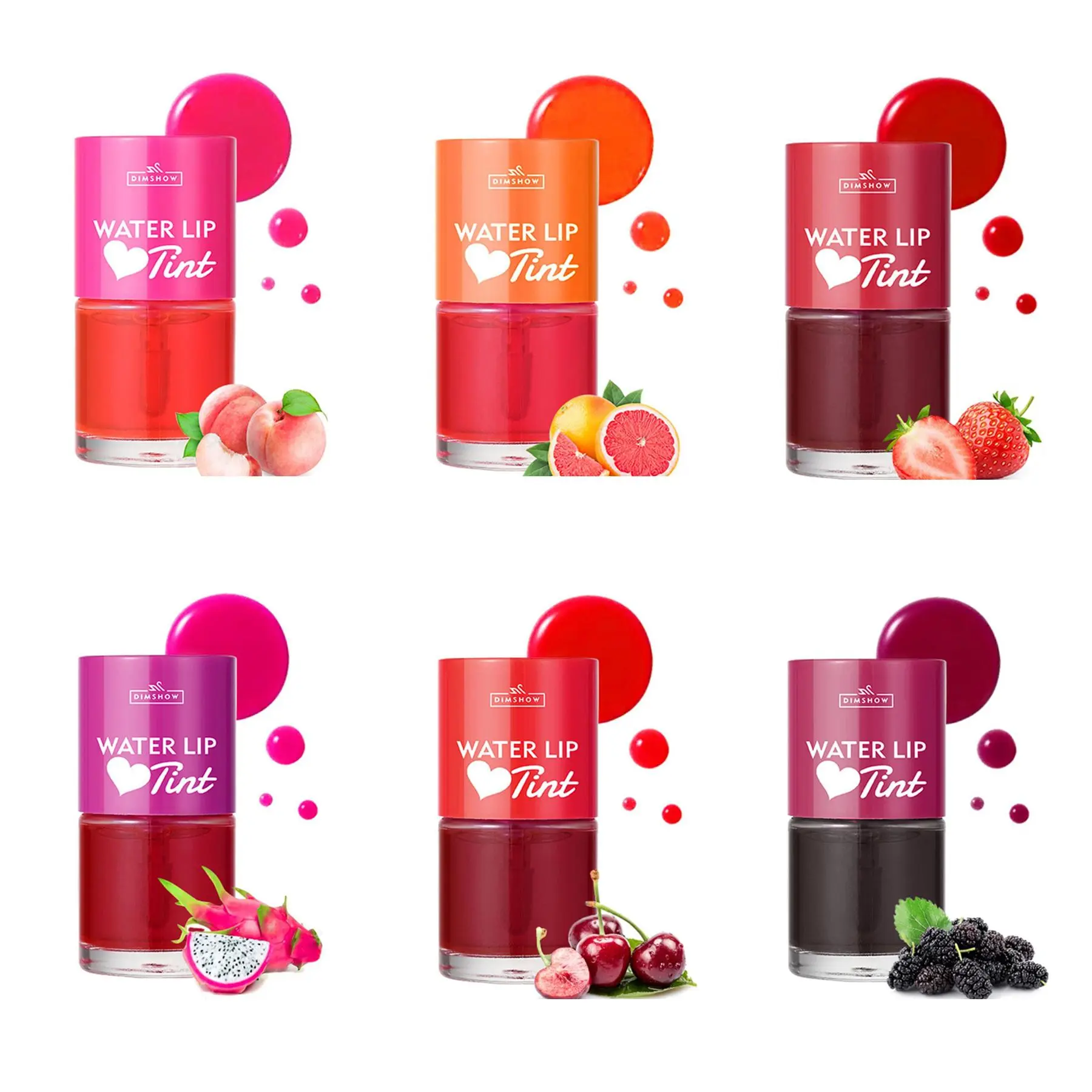 Long-lasting Lip Gloss Set, 6pcs Moisturizing Lip Glaze Sticks, Tinted Lip Glosses, Plumping Lip Sticks For Girls And Women