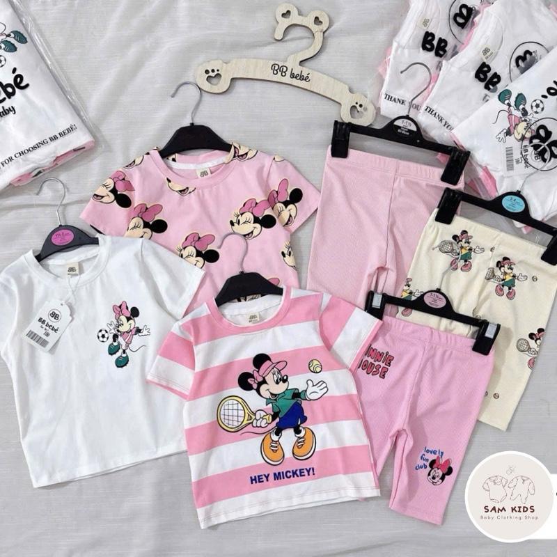 Bộ mickey hồng cho bé gái - Sam kids 3