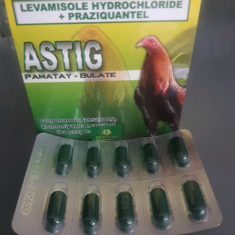 1 vĩ (10 viên) Sổ lãi Astig tẩy sạch giun sán trên gà 1
