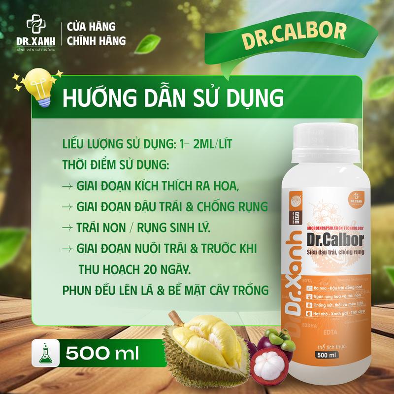 Phân bón siêu đậu trái, ra hoa đồng loạt Dr.CalBor - ngăn rụng trái non,chống nứt và méo trái - nhập khẩu Châu Âu 3