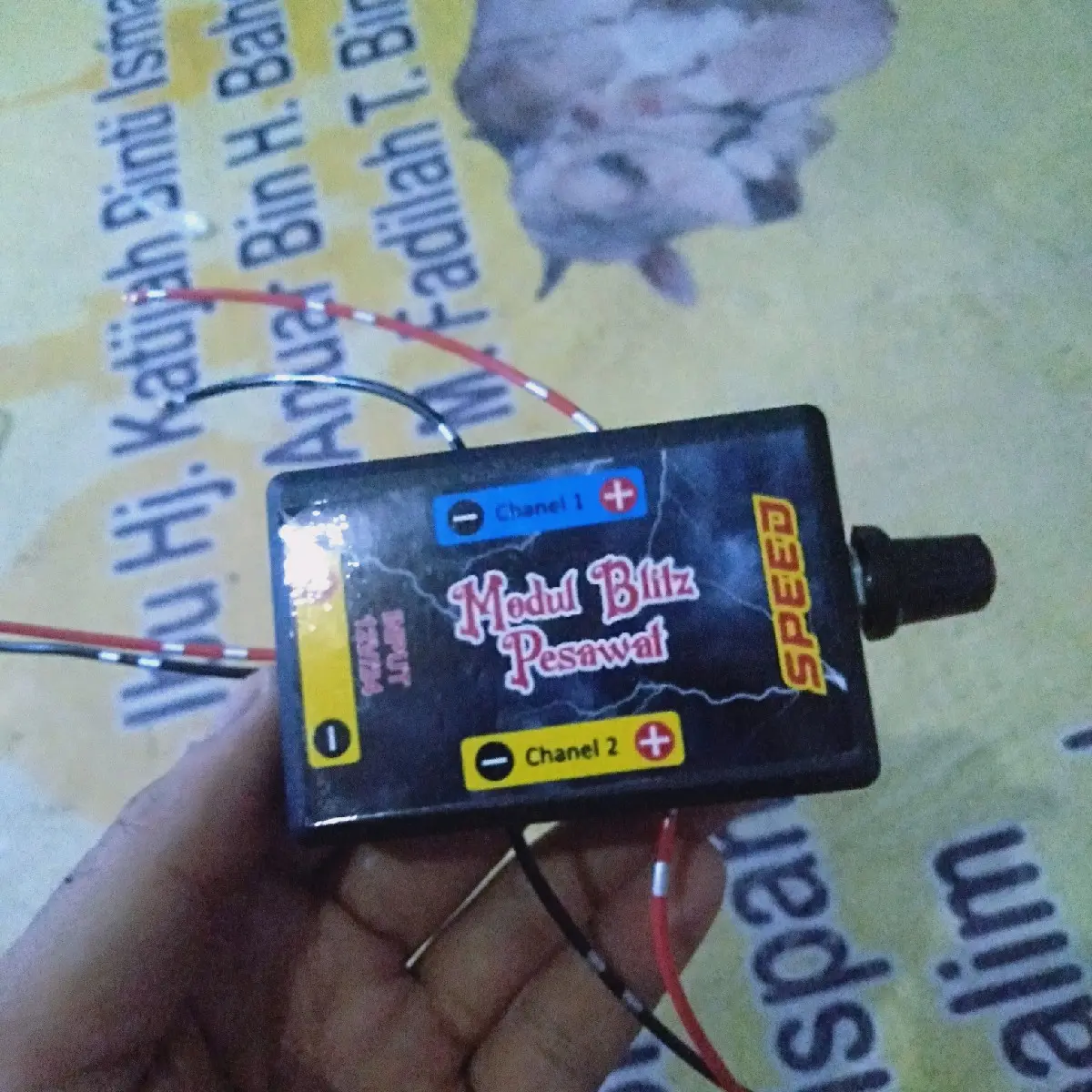 Modul Blitz pesawat otoy 2 chanel  pake potensio