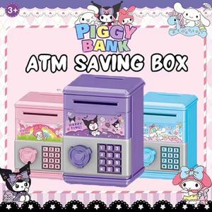 Children's Toy Password Safe Money Box Decor Gift Piggy Door