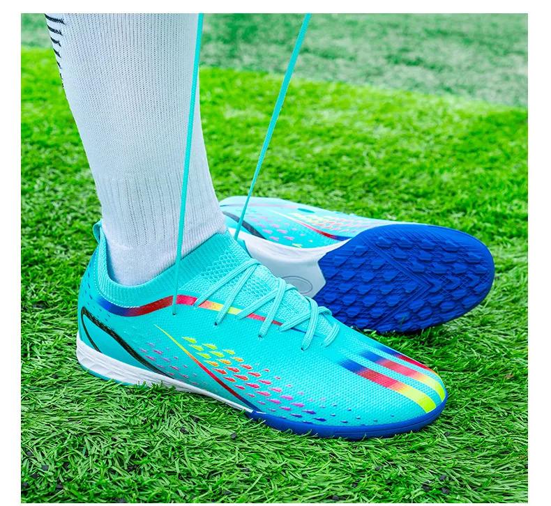 Product Introduction of Soccer shoes for men fashion sneakers football shoes century Cup same new Messi long spike broken nail professional football shoes sport running shoes big size 35-45 41